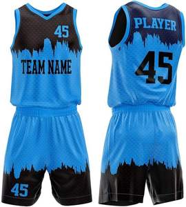 Uniforme de basket-ball personnalisé d'excellente qualité à séchage rapide pour hommes vêtements de sport pour hommes maillot de basket-ball léger et durable - Product Image 1