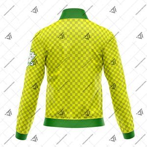 เสื้อแจ็กเก็ตบอมเบอร์ลายตารางหมากรุกแบบยั่งยืนเสื้อผ้าสมาคมผ้าฝ้าย100% - Product Image 2