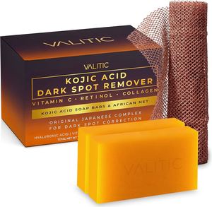 สบู่วาลิทิค โคจิก แอซิด ลดจุดด่างดำ สูตรทำมือ โปร่งใส ช่วยเพิ่มความชุ่มชื้น วิตามินซี เรตินอล ของแท้จากญี่ปุ่น ไฮยาลูรอน - Product Image 1