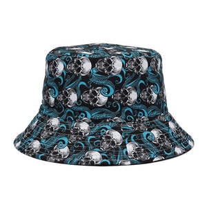 Haute qualité unisexe adultes seau chapeau séchage rapide élégant été plage porter décontracté en plein air fait soie Sublimation Technique pêche - Product Image 4