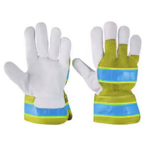 Guantes de Trabajo de Piel de Vacuno Reforzada de Primera Calidad, Forro de Lana de Algodón, Guantes de Seguridad de Cuero para Trabajo - Product Image 6
