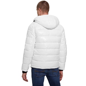 แจ็กเก็ตขนเป็ดสีขาวของผู้ชายเสื้อแจ็กเก็ตแบบเต็มตัวผ้าบางมีฮู้ดซักได้แขนยาวผ้าบาง2026ออกแบบได้ตามต้องการสำหรับฤดูหนาว - Product Image 2