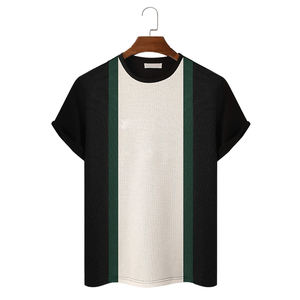 เสื้อยืดผู้ชายแบบกำหนดเองได้ ผ้าฝ้าย สไตล์เทรนดี้สำหรับฤดูร้อน ทรงโอเวอร์ไซส์ สวมใส่ได้ทั้งลำลองและเป็นทางการ เสื้อท็อปส์สำหรับกิจกรรมกลางแจ้ง เสื้อยืดสตรีทแวร์ เสื้อผ้าลำลอง - Product Image 1