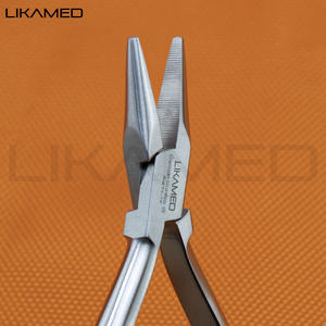 LIKAMED Goslee Ortho Plier 14 cm Pince orthodontique à nez plat allemand en acier inoxydable CE Équipements dentaires - Product Image 5