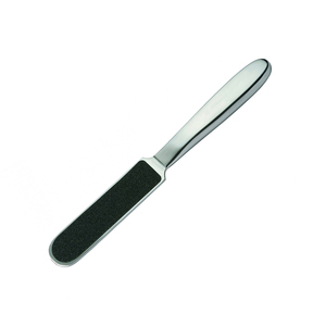 Lime à ongles à manche en acier de la meilleure qualité Lime à ongles allemande en acier inoxydable Lime à ongles double face pour ongles avec emballage personnalisé - Product Image 3