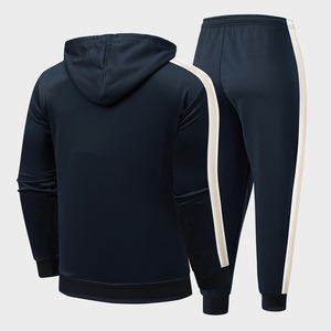 ชุดวอร์มสำหรับผู้ชายชุดเสื้อผ้าแบบสวมมีฮู้ดและกางเกงมีฮู้ดสำหรับผู้หญิงสีพื้น + กางเกง - Product Image 6