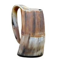 Vente chaude Viking Corne Tasses Agate Organique Poli Artisanat Naturel pour Verres Décoratifs Nouveau Design Corne À Boire Tasse - Product Image 3