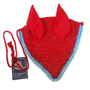Bonnet d'oreille pour cheval en coton Primo Equine de haute qualité, personnalisable, fabriqué au Pakistan pour l'équitation et les soins équestres - Product Image 2