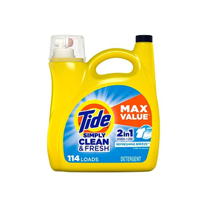 Detergente Líquido Fresco y Limpio Tide Simply, Tapa Pre-Medida, Fácil de Usar, Frescura Duradera - Product Image 1