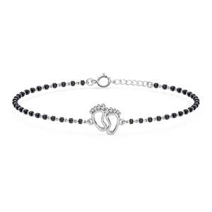 NOVAMART Fine 925 Tai Silver <b>White</b> Baby Nazariya <b>Bracelet</b> for Kids Certified Elegant and Durable Kid's Jewelry Wholesale Export - Product Image 1