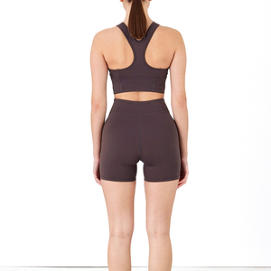 ขายส่งชุดนักขี่จักรยานยิมแห้งเร็วสบาย / โลโก้ที่กําหนดเองพิมพ์ชุดออกกําลังกายโยคะผู้หญิงชุดนักขี่จักรยาน - Product Image 3