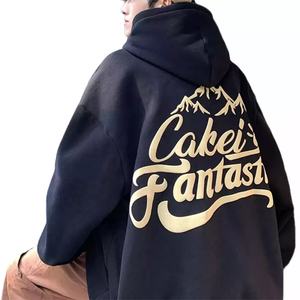 เสื้อฮู้ดดี้แบบถักเนื้อหนา 280 แกรม รุ่นปี 2022 ผลิตตามสั่งจากโรงงาน ทรงโอเวอร์ไซส์ ใส่ได้ทั้งชายและหญิง ซับในกันยับ พิมพ์ลายตัวอักษรแบบนูน 3 มิติ - Product Image 5