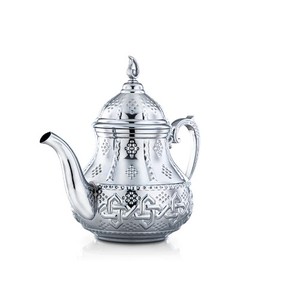 Arabic Tea Pot with <b>Silver</b> Plated Copper for All with Mediterranean Tea Pot - Product Image 2