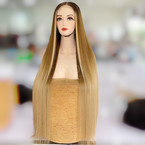 Meilleure Qualité Soyeux Os Droite Couleur Un Donateur Perruques Prix de Gros Vietnamien Fermeture de Cheveux Humains HD Lace Perruque - Product Image 2