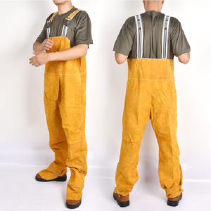 Ropa DE TRABAJO Industrial de alta calidad, pantalón de soldadura de cuero protector aéreo informal para seguridad, seguridad de calidad de nueva versión - Product Image 4