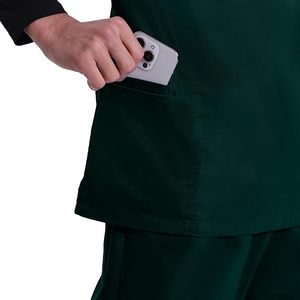Conjunto de Top y pantalones para hombre, ropa de trabajo profesional, conjunto de uniforme para hombre, diseño Simple, uso práctico - Product Image 3