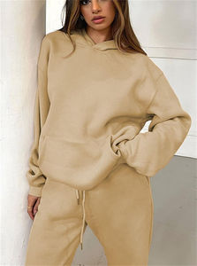 Conjuntos Deportivos de Moda para Mujer, Chándal con Logotipo Personalizado, Chándal Informal para Correr, Chándal Transpirable con Cuello Redondo para Invierno - Product Image 3