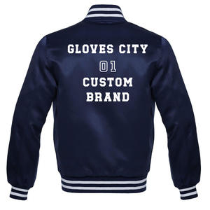 Veste bomber vintage réversible en satin de qualité supérieure, sur mesure, écologique, grande taille, col montant, pour l'hiver - Product Image 6