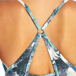 En stock, soutien-gorge de sport de yoga léger à soutien élevé pour femmes de grande taille avec logo sur le devant-haute qualité - Product Image 6