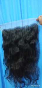 Indian Temple wefted Extensions de cheveux bruts bouclés Wavy Straight lace closure deep wave faisceaux avec 13x6 13x4 HD Lace fermetures 5X5 - Product Image 2