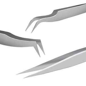 Pince à épiler professionnelle pour extensions de cils Volume Outils pour pinces à cils disponibles Différentes couleurs Beauté - Product Image 3