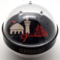 Globe de sable en acrylique cristallin écologique unique, figurine souvenir de style égyptien, sérigraphié avec un motif du Burj Khalifa