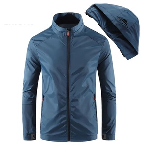 Chaqueta Softshell de invierno personalizada para hombre, estilo callejero, nuevo cuello levantado, a prueba de viento, impermeable, Reversible, ecológica, 380g - Product Image 2
