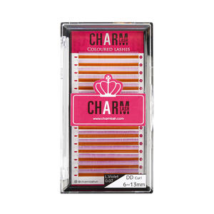 CharmLash Lash Tech Supplies Venta al por mayor Extensiones de pestañas Caja de pestañas personalizada Embalaje Glamoroso Varios tonos Llamativo - Product Image 5
