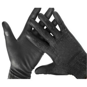 Gants de travail en cuir fendu renforcé par le fabricant, revêtement en latex, nylon, caoutchouc et polyester, gants de sécurité pour le jardinage - Product Image 3
