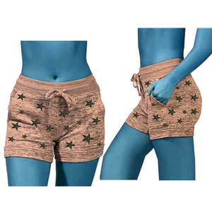 Pantalones cortos de producto de excelente calidad de nuevo diseño de moda para mujer Pantalones cortos de mujer con volantes - Product Image 3