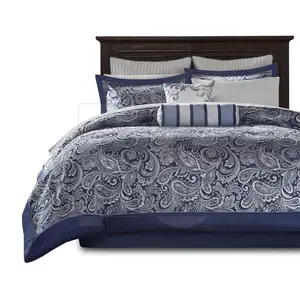 Trendy Product Customer Demand Comforter Set Solid Color Best Selling Latest Design Comforter Set
