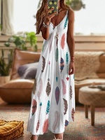 Robe Courte d'Été Sexy Y2K en Gros, Col en V, Imprimé Floral, Boutons Décoratifs, Tailles Personnalisées, Tissée Unie, Lavable, 100% Coton