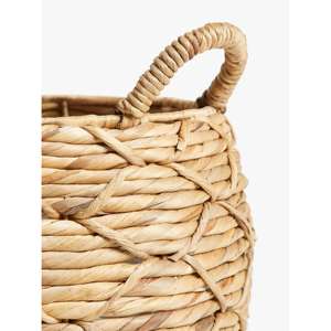 Panier tissé tissé à motifs John Lewis en jacinthe d'eau - Product Image 5