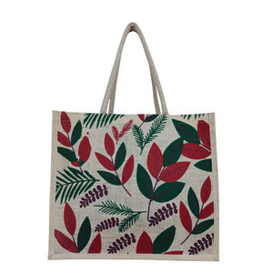 Hot Selling Product High Quality Customized Logo Jute Shopping Bag Custom Item Style Pattern Letter Promotion UK - Product Image 2