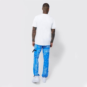 กางเกงคาร์โก้แบบเรียงซ้อนสำหรับผู้ชายผ้าโพลีเอสเตอร์/ ผ้าฝ้ายน้ำหนักเบาพิมพ์ลายได้ตามต้องการ - Product Image 2