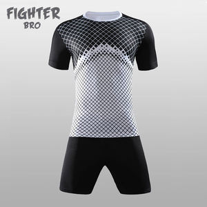 Camiseta de fútbol de alta calidad con estampado de su logotipo, camiseta de fútbol sublimada de poliéster de malla personalizada - Product Image 5