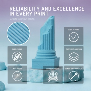 Filamento per Stampante 3D WINKLE Blu Grafite PLA HD Testurizzato 1.75mm 1kg Qualità Europea ES Biodegradabile Facile da Stampare Alta Precisione - Product Image 4