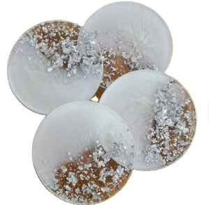 Posavasos de Resina Epoxi de Diseño Nuevo y Duradero, Posavasos de Resina para Bebidas, Modelo de Ángel Artificial, Hecho a Mano, Tamaño y Color Personalizados, India - Product Image 2