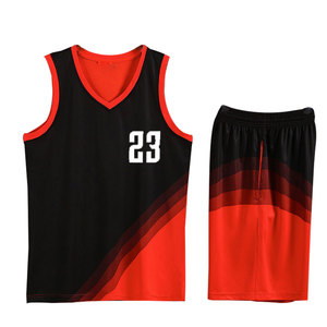 Compre trajes de calentamiento transpirables al por mayor, camiseta de baloncesto, conjunto de uniforme de 2 piezas, uniforme de baloncesto personalizado Reversible cosido para jóvenes - Product Image 6