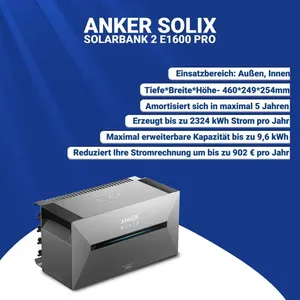 Impianto di energia da balcone 2000W con sistema di stoccaggio set completo 1,6kWh Anker Pro stoccaggio - Product Image 5