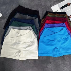 Leggings para Mujer, Color Sólido, Bolsillo Trasero en la Cintura, Cintura Alta, Leggings de Yoga, Pantalones Deportivos Cortos para Mujer, Estilo Butter, Atléticos, para Gimnasio - Product Image 3