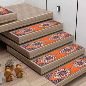 Tapis imprimé : Tapis Kilim Step, Tapis Step personnalisé, Tapis lavable - Product Image 5