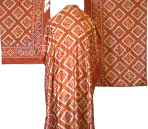 Conjunto de 3 Piezas de Seda y Poliéster Somali Baati Shaash Dirac, Mangas Largas, Bordado, Ecológico, Lujoso, Sin Costuras, para Todas las Temporadas - Product Image 4