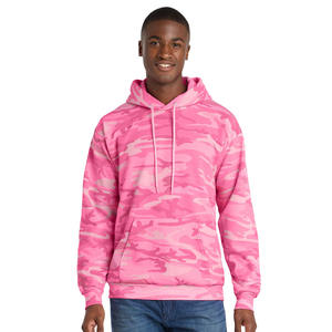 เสื้อฮู้ดผ้าฝ้ายฟลีซคุณภาพสูงสำหรับฤดูหนาว ดีไซน์ลายนูนบุขนนุ่มลายพรางสำหรับล่าสัตว์ ตกแต่งด้วยงานปักลายเพชรแบบ Rhinestone สำหรับทุกเพศ - Product Image 1