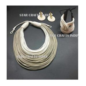 Atractivo Collar chapado en plata de 3 capas estilo étnico collar indio fabricante de joyas en India joyería de acero inoxidable - Product Image 4