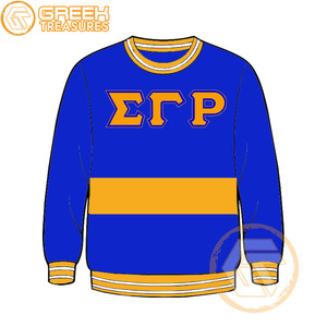 Sudadera de lana de algodón Sigma Gamma Rho personalizada de alta calidad, Jersey bordado, chaqueta para mujer, ropa griega, estilo de hermandad - Product Image 1