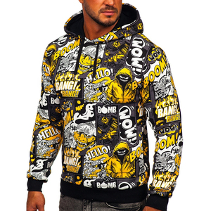High Quality 30% Cotton 70% Polyester <b>Teenagers</b> Customized Pullover Sublimation DTG <b>Hoodies</b> Basics Cotton Blended Hoodie - Product Image 1