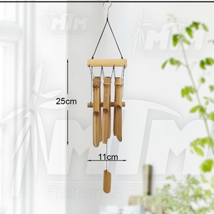 Campana de viento de bambú de primavera, sonido natural relajante hecho en Vietnam a un precio competitivo - Product Image 4
