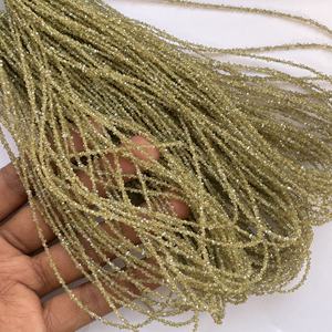 2mm 3mm 4mm naturel péridot vert Herkimer diamant Quartz cristal brut perles brins Mines bricolage pour bijoux pierre précieuse matériel AAA - Product Image 4