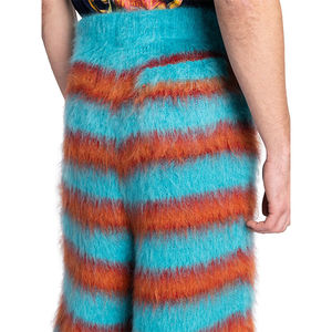 Custom OEM & ODM Knitted Solid Casual Breathable Quick Dry High <b>Waist</b> Drawstring Fuzzy <b>Men</b> <b>Shorts</b> - Product Image 4